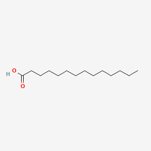 اسید میریستیک - ساختار مولکولی Molecular Structure