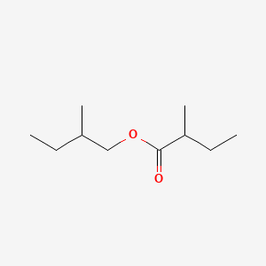۲-متیل بوتیل ۲-متیل بوتیرات - ساختار مولکولی Molecular Structure