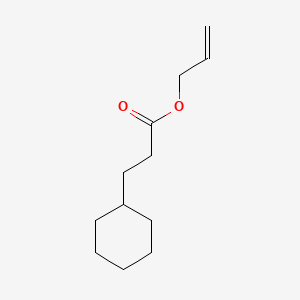 آلیل سیکلوهگزیل پروپیونات - ساختار مولکولی Molecular Structure