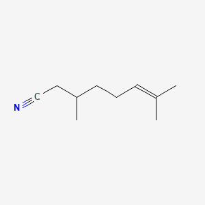 سیترونلیل نیتریل - ساختار مولکولی Molecular Structure