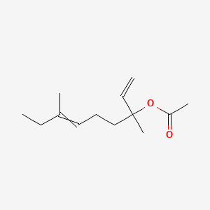 اتیل لینالیل استات - ساختار مولکولی Molecular Structure
