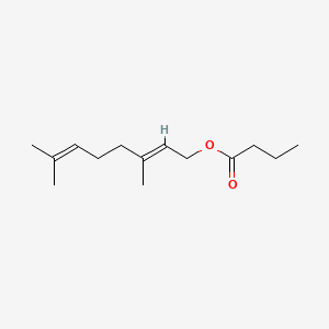 ژرانیل بوتیرات - ساختار مولکولی Molecular Structure