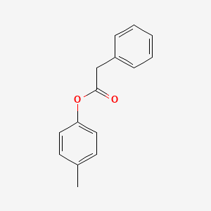 پارا-کرسیل فنیل استات - ساختار مولکولی Molecular Structure