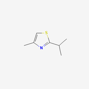 ۲-ایزو پروپیل ۴ متیل تیازول - ساختار مولکولی Molecular Structure