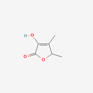 کارامل فورانون 0.003% - ساختار مولکولی Molecular Structure