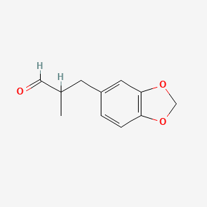 هلیونال - ساختار مولکولی Molecular Structure