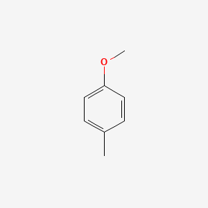 پارا-کرسیل متیل اتر 10% در DPG - ساختار مولکولی Molecular Structure