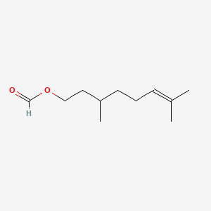 سیترونلیل فرمات - ساختار مولکولی Molecular Structure