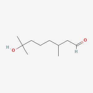 هیدروکسی سیترونلال - ساختار مولکولی Molecular Structure