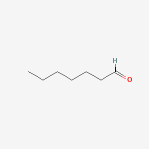 آلدهید C-7 هپتانال - ساختار مولکولی Molecular Structure