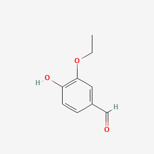 اتیل وانیلین ۱۰٪ در DPG - ساختار مولکولی Molecular Structure