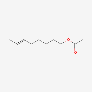 سیترونلیل استات - ساختار مولکولی Molecular Structure