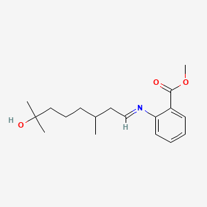 Aurantiol – متیل آنترانیلات شیفس پایه - ساختار مولکولی Molecular Structure